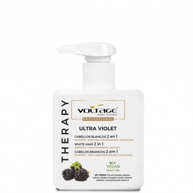 White Hair 2 in 1 Shampoo + Conditioner - Ultra Violet Therapy - Voltage Cosmetics