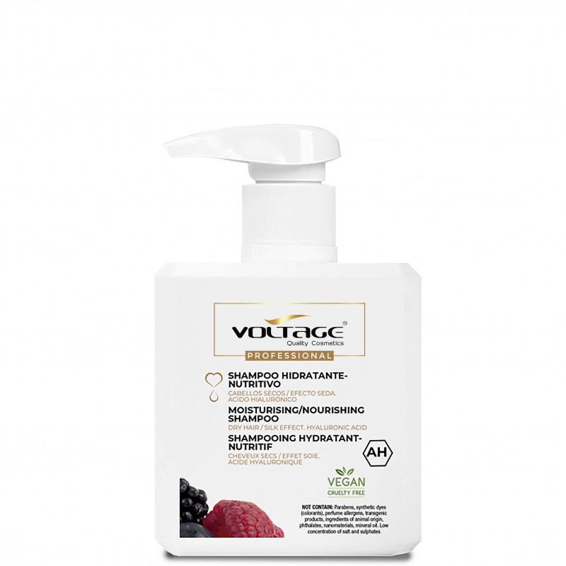 Shampoo Hidratante Nutritivo Contiene Ácido Hialurónico - Voltage Cosmetics