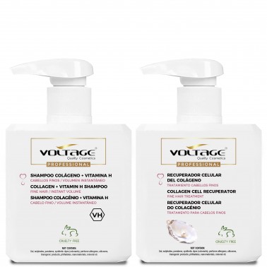 Shampoo + Recuperador del Colágeno Tratamiento intensivo de las fibras del cabello con Colágeno Marino