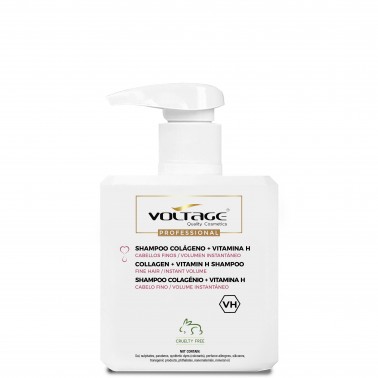 Shampoo Colágeno + Vitamina H Tratamiento intensivo de las fibras del colágeno marino frizz encrespamiento