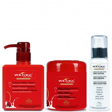 Shampoo + Mascarilla Cerezo Terapia + Absolute Hair Lifting - Voltage Cosmetics