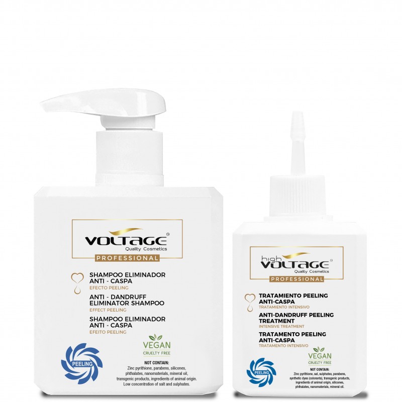 Shampoo + Tratamiento Peeling Anticaspa - Voltage Cosmetics