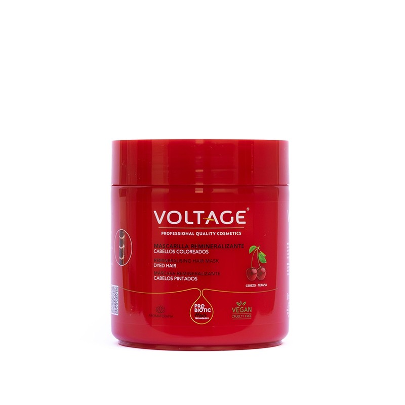 Mascarilla Cerezo terapia - Fijadora del Color con Propiedades Antioxidantes. Restablece el brillo y la hidratación del cabello.