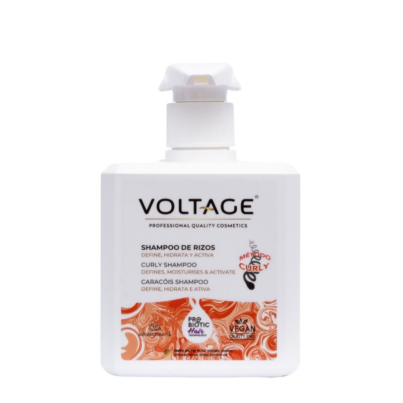 Shampoo de Rizos Método Curly  -Sin Sulfatos -  Voltage Cosmetics