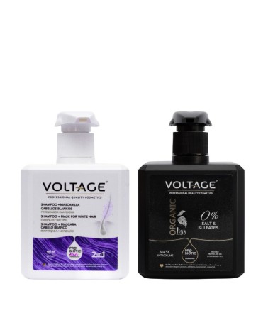 Pack Shampoo + Mascarilla Cabellos Blancos - Voltage Cosmetics