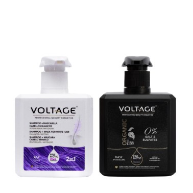 Pack Shampoo + Mascarilla Cabellos Blancos - Voltage Cosmetics
