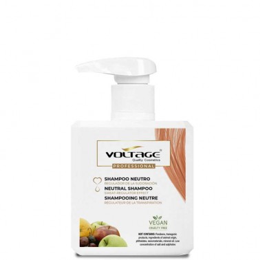 Neutral Shampoo is formulated with dermocompatible surfactants - Voltage Cosmetics