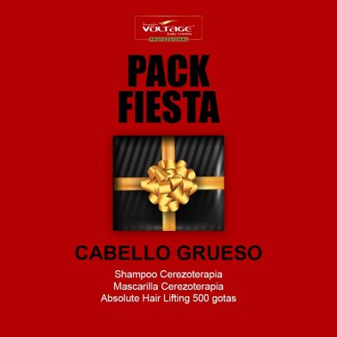 Pack fiesta Shampoo + Mascarilla Cerezo Terapia + Absolute Hair Lifting - Voltage Cosmetics