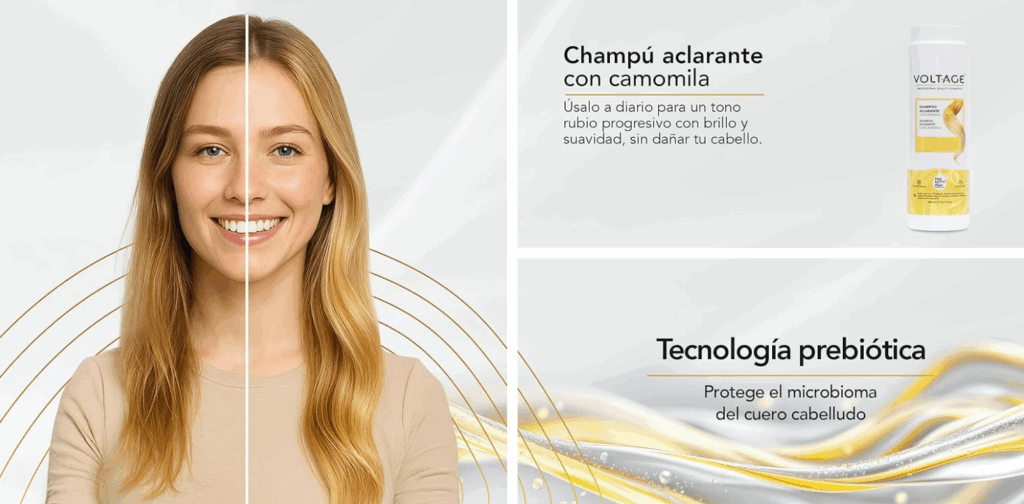 Cómo usar el champú de camomila para un rubio natural - Voltage